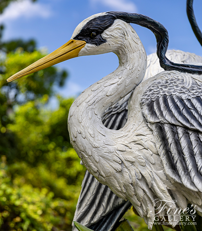 Bronze Statues  - Great Blue Herons - BS-649